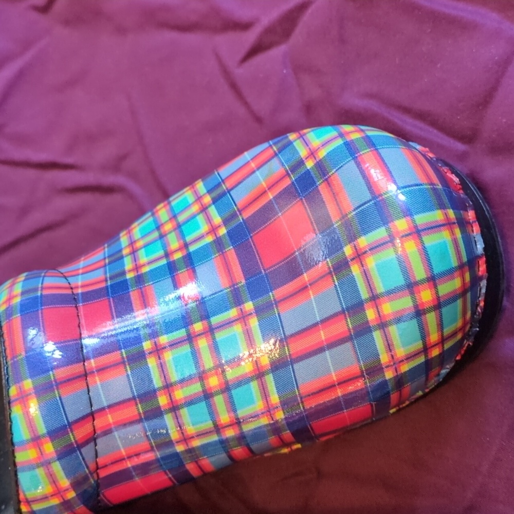 ⭐💥 Women's Dansko clogs size 37 plaid in good condition⭐💥 - Picture 10 of 10